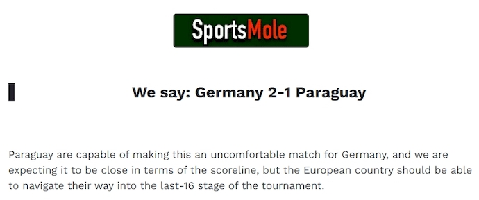 Chuy&ecirc;n gia Tony Ansell dự đo&aacute;n Đức vs Paraguay, 3h30 ng&agrave;y 30/6 - Ảnh 1