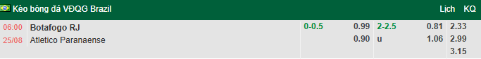Nhận định, soi kèo Botafogo vs Atletico Paranaense, 6h00 ngày 25/8: Tận dụng lợi thế - Ảnh 1