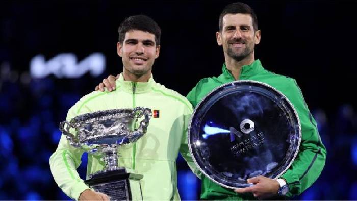 Alcaraz v&ocirc; địch &Uacute;c Mở rộng sau m&agrave;n ngược d&ograve;ng trước Djokovic, ho&agrave;n tất Career Grand Slam