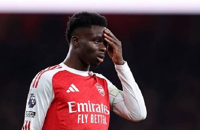 Arsenal trả giá đắt với chấn thương của Bukayo Saka