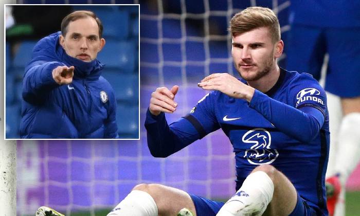 HLV Tuchel giải th&iacute;ch l&yacute; do loại Werner v&agrave; Abraham ở trận h&ograve;a MU