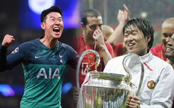 Son Heung-min c&oacute; v&ocirc; địch C1 cũng kh&ocirc;ng thể s&aacute;nh bằng Park Ji-sung