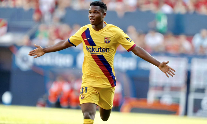 Thần đồng Ansu Fati tiếp tục đi vào lịch sử CLB Barcelona và La Liga