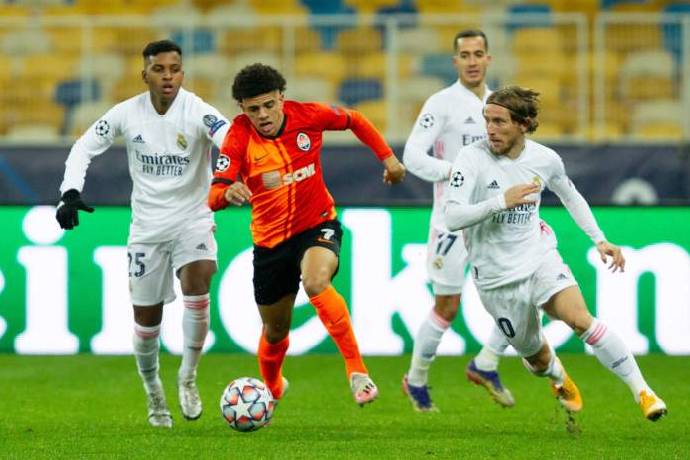 Biến động tỷ lệ k&egrave;o Real Madrid vs Shakhtar Donetsk, 0h45 ng&agrave;y 4/11