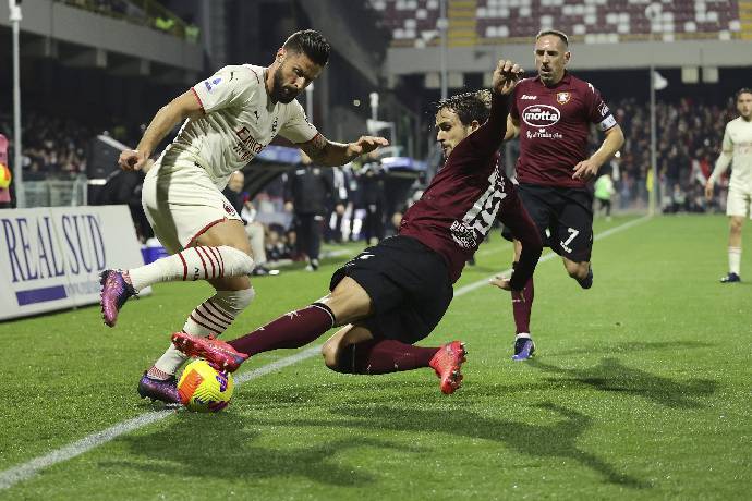 Tỷ lệ kèo nhà cái Salernitana vs AC Milan mới nhất, 18h30 ngày 4/1