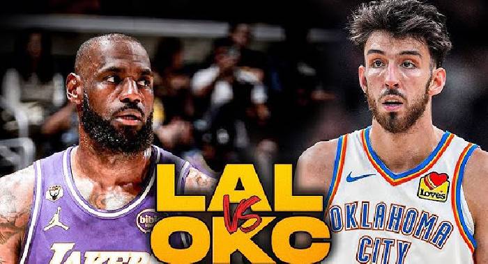 Nhận định bóng rổ Oklahoma City Thunder vs Los Angeles Lakers, 08h30 ngày 3/4: Đại chiến NBA