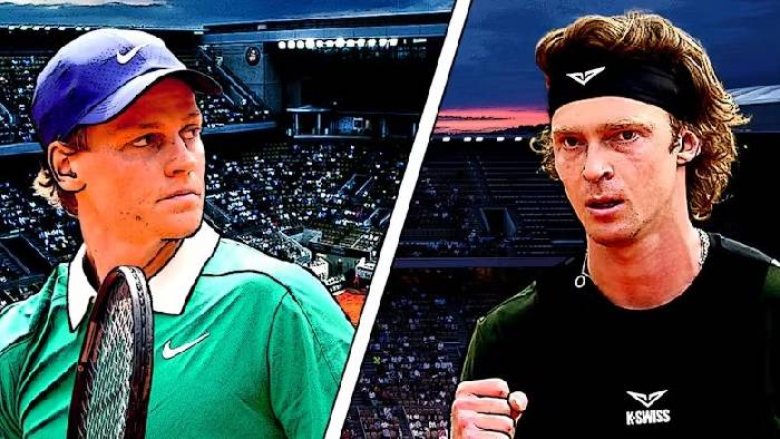 Link trực tiếp tennis Sinner vs Rublev, V&ograve;ng 4 Roland Garros - 1h15 ng&agrave;y 3/6
