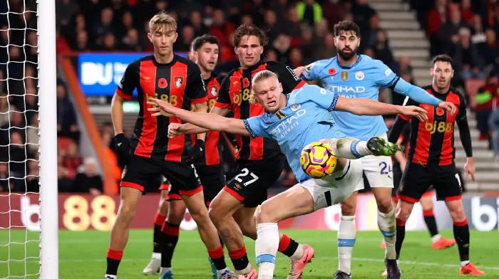 Soi k&egrave;o g&oacute;c Man City vs Bournemouth, 21h00 ng&agrave;y 02/11
