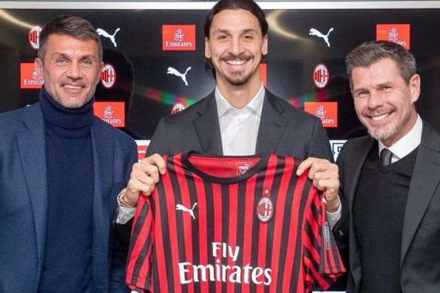 Ibrahimovic nhận số áo lạ trong ngày ký hợp đồng với AC Milan