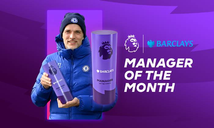 Thomas Tuchel gi&agrave;nh giải HLV xuất sắc nhất Ngoại hạng Anh th&aacute;ng 3/2021