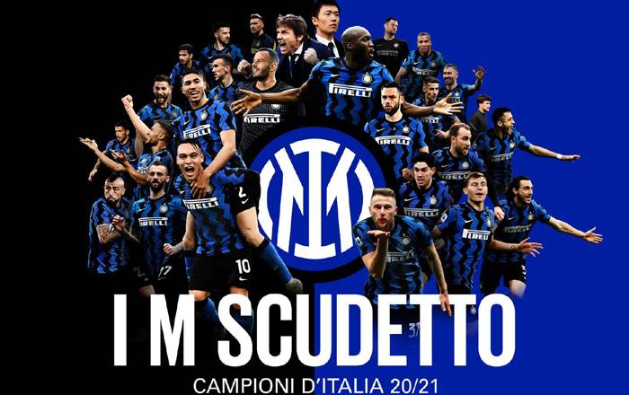 Inter Milan v&ocirc; địch Serie A 2020/21 sớm 4 v&ograve;ng đấu