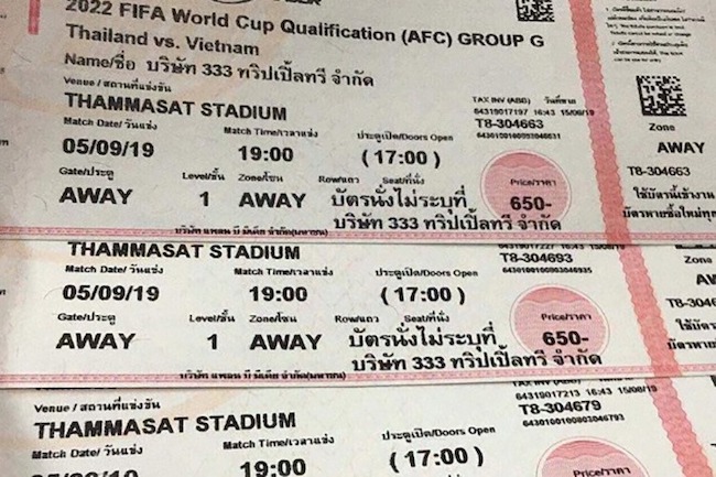 Giá vé trận Thái Lan vs Việt Nam ngày 5/9 tăng cao: CĐV Việt bị hét giá