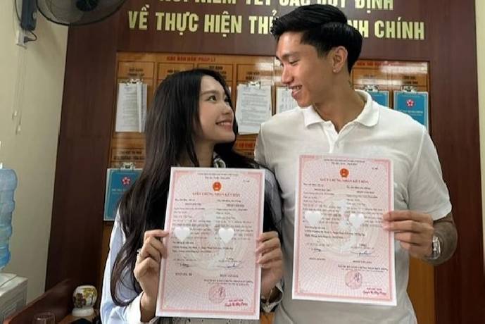 Ấn định ngày cưới của Đoàn Văn Hậu và Doãn Hải My