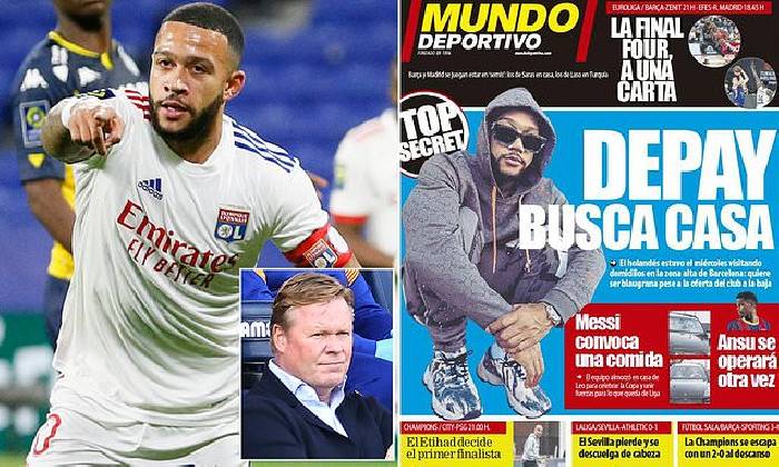 Depay 'xác nhận' chuyển tới Barcelona