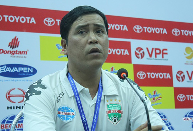 HLV Bình Dương “Thắng thua trong bóng đá là bình thường”
