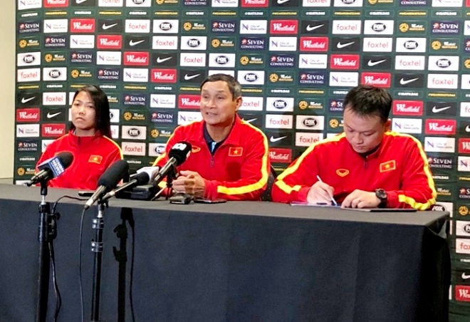 HLV Mai Đức Chung nhận định nữ Úc vs nữ Việt Nam, 14h30 ngày 6/3