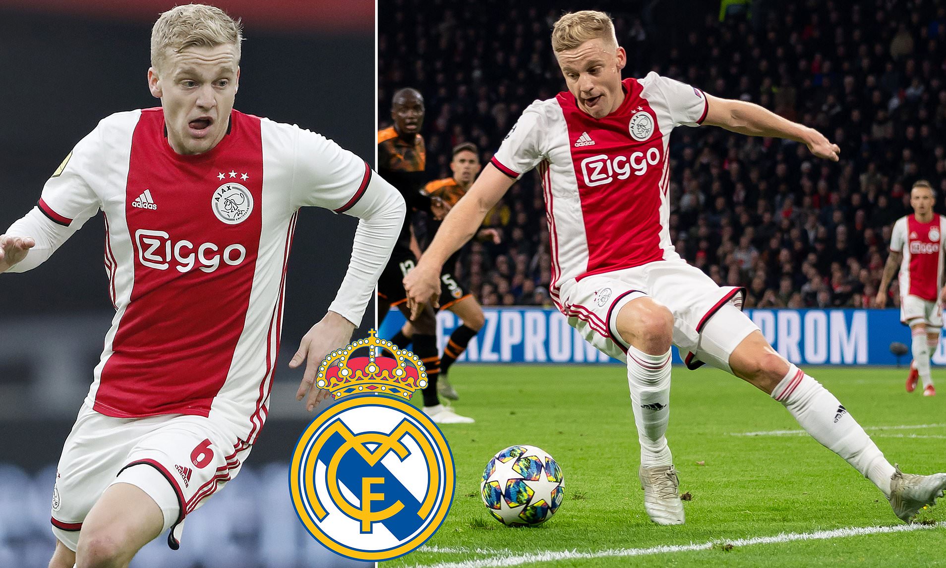 Real Madrid c&oacute; thể mất Donny van de Beek v&agrave;o tay Man United