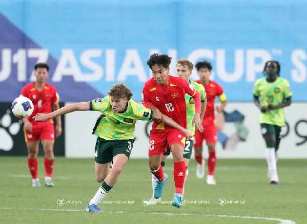 U17 Việt Nam xuất sắc cầm h&ograve;a U17 Australia ở giải ch&acirc;u &Aacute;