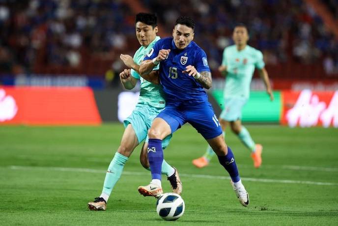 Soi k&egrave;o phạt g&oacute;c Trung Quốc vs Th&aacute;i Lan, 19h00 ng&agrave;y 6/6