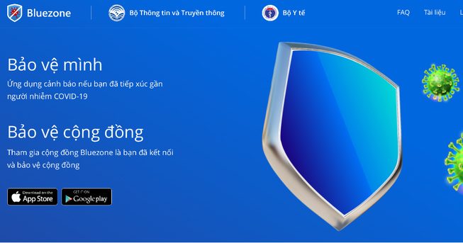 Cách cài đặt khẩu trang điện tử Bluezone cảnh báo người nhiễm COVID-19