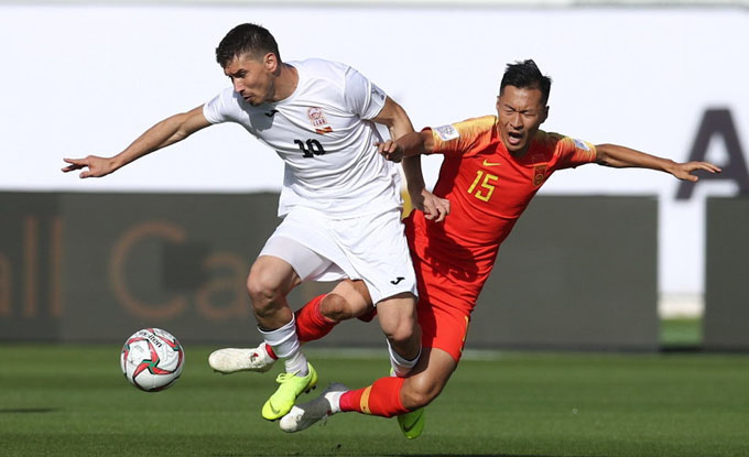 Kết quả Asian Cup 2019: Trung Quốc vs Kyrgyzstan, 18h ng&agrave;y 7/1