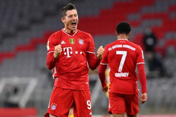 Top ghi b&agrave;n Bundesliga 2020/21: Lewandowski tiếp tục cho Haaland 'h&iacute;t kh&oacute;i'
