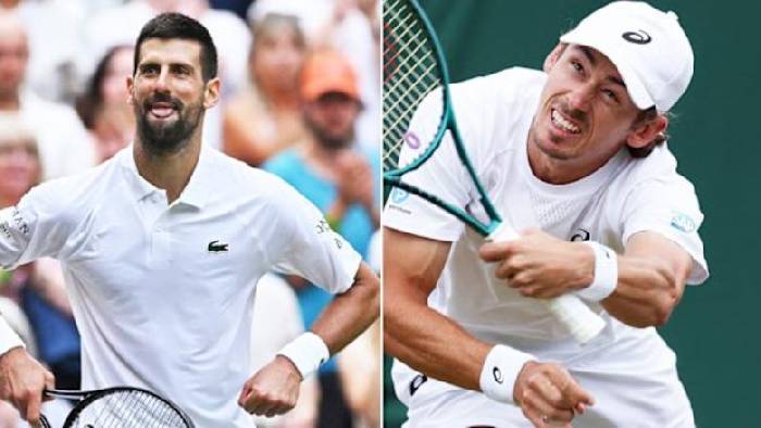 Nhận định tennis Djokovic vs De Minaur, Vòng 4 Wimbledon - 19h30 ngày 7/7