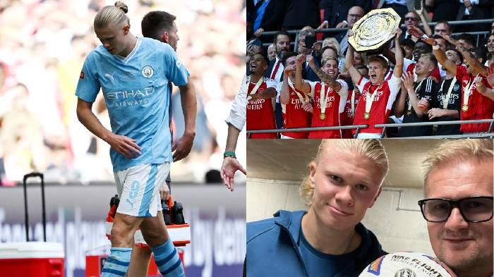 Bố Haaland 'ch&acirc;m biếm' Arsenal sau chức v&ocirc; địch Si&ecirc;u C&uacute;p Anh