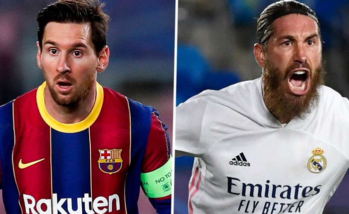 Real Madrid v&agrave; Barca gặp kh&oacute; khi gia hạn hợp đồng với Messi v&agrave; Sergio Ramos