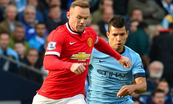 Sergio Aguero ph&aacute; kỷ lục ghi b&agrave;n của Wayne Rooney ở derby Manchester?