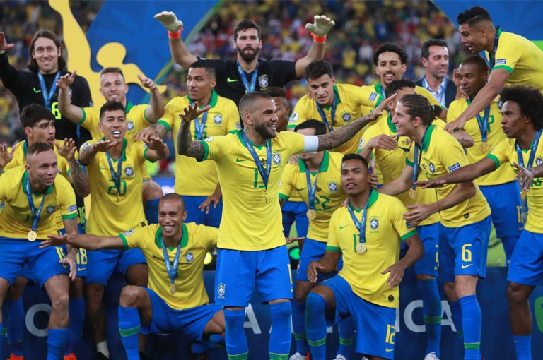 Chùm ảnh Brazil vô địch Copa America 2019: Vũ điệu Samba rực lửa