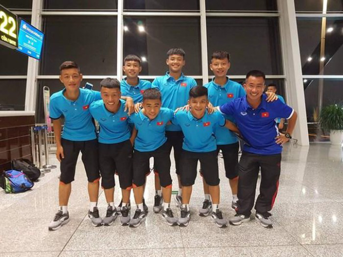 U15 Việt Nam lên đường sang Nhật Bản tập huấn