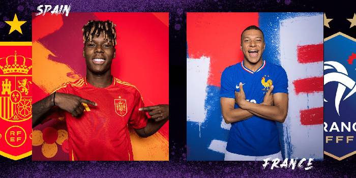Tương quan trước trận b&aacute;n kết Euro 2024 T&acirc;y Ban Nha vs Ph&aacute;p