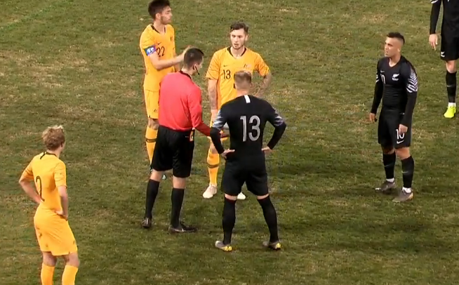 U23 Australia 1-1 U23 New Zealand: Cầm v&agrave;ng lại để v&agrave;ng rơi