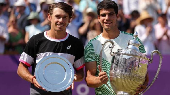 Link trực tiếp tennis Alcaraz vs de Minaur - V&ograve;ng bảng ATP Finals, 20h00 ng&agrave;y 9/11