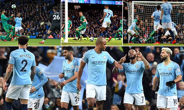 Video Man City 3-1 Watford (Premier League, Ngoại hạng Anh v&ograve;ng 30)