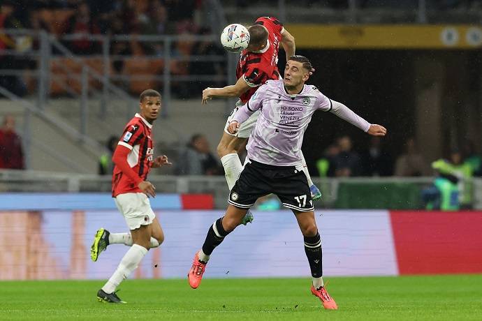 Soi kèo phạt góc Udinese vs AC Milan, 1h45 ngày 12/4