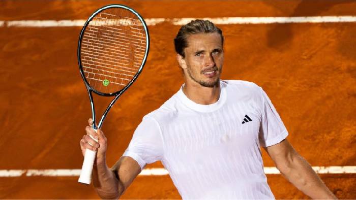Zverev khởi động Rome Masters 2025 bằng chiến thắng ‘thần tốc’