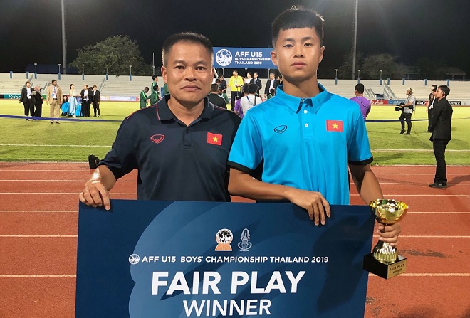 U15 Việt Nam là đội chơi đẹp nhất Giải U15 Đông Nam Á