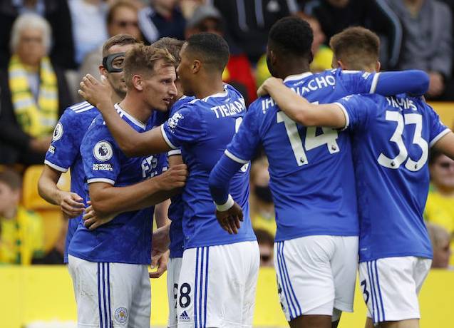 Đội h&igrave;nh ra s&acirc;n ch&iacute;nh thức Leicester vs Man City, 21h ng&agrave;y 11/9