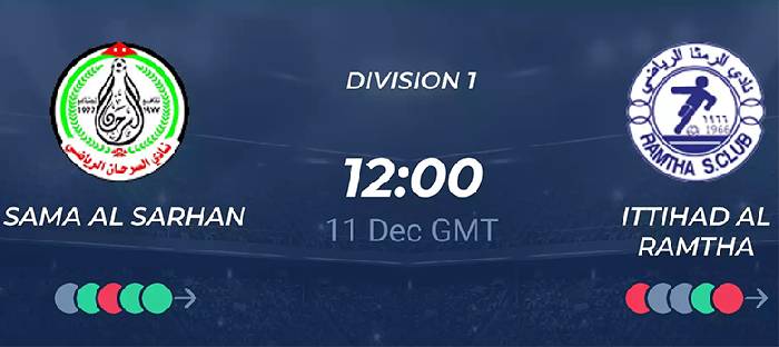 Nhận định, soi kèo Sama Al Sarhan vs Ittihad Al-Ramtha, 19h00 ngày 11/12