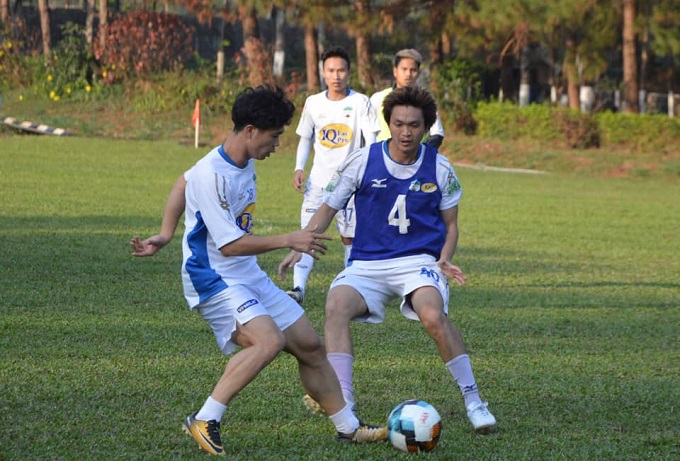 Công Phượng vẫn tập cực sung cùng Tuấn Anh ở HAGL