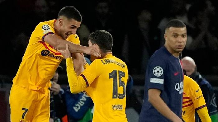 Barcelona thắng nghẹt thở PSG trong trận cầu 5 bàn thắng