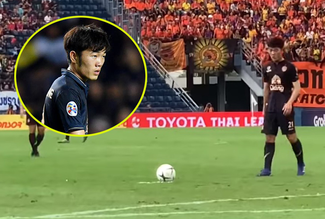Xuân Trường sút phạt như Messi khiến CĐV Thái Lan lo lắng