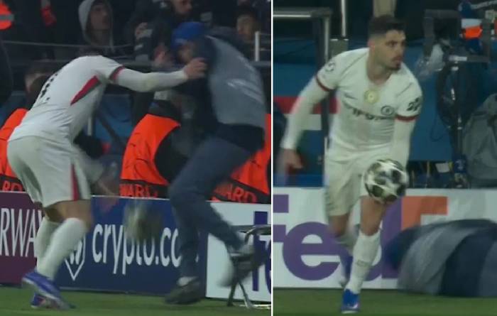 Ngôi sao Chelsea xô ngã cậu bé nhặt bóng của PSG