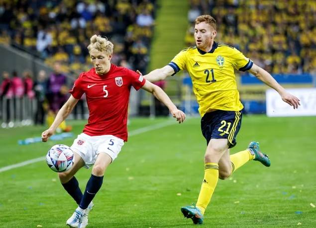 Đội hình ra sân chính thức Na Uy vs Thụy Điển, 23h ngày 12/6