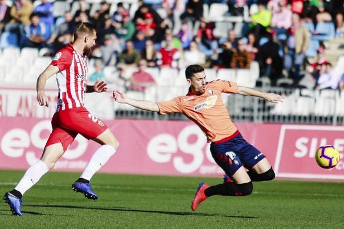 Soi k&egrave;o đặc biệt Almeria vs Osasuna, 2h ng&agrave;y 13/9