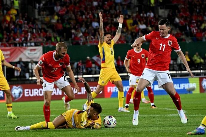 Siêu máy tính dự đoán Romania vs Áo, 1h45 ngày 13/10