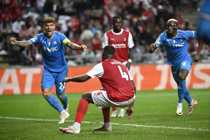 Nhận định, soi kèo Napoli vs Braga, 03h00 ngày 13/12