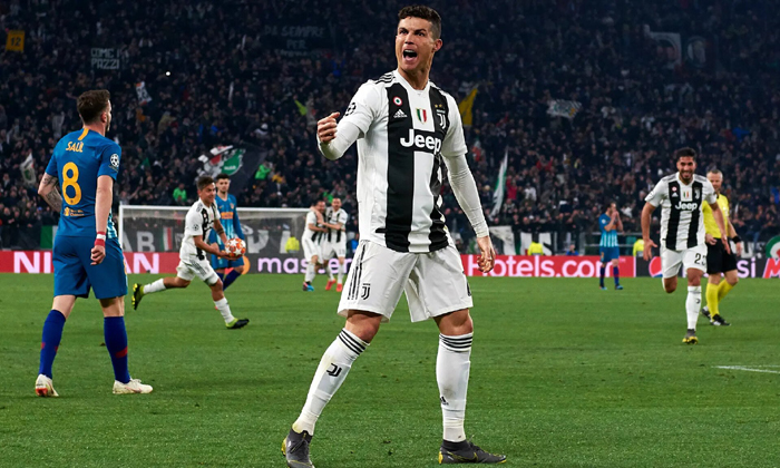 Gi&uacute;p Juventus loại Atletico, Ronaldo c&acirc;n bằng kỷ lục của Messi